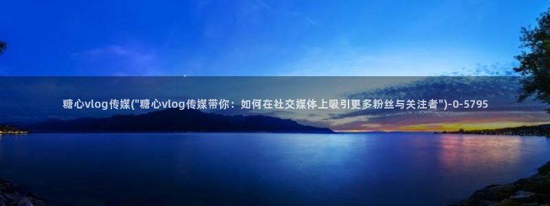 糖心vlog网站免费：糖心vlog传媒(\